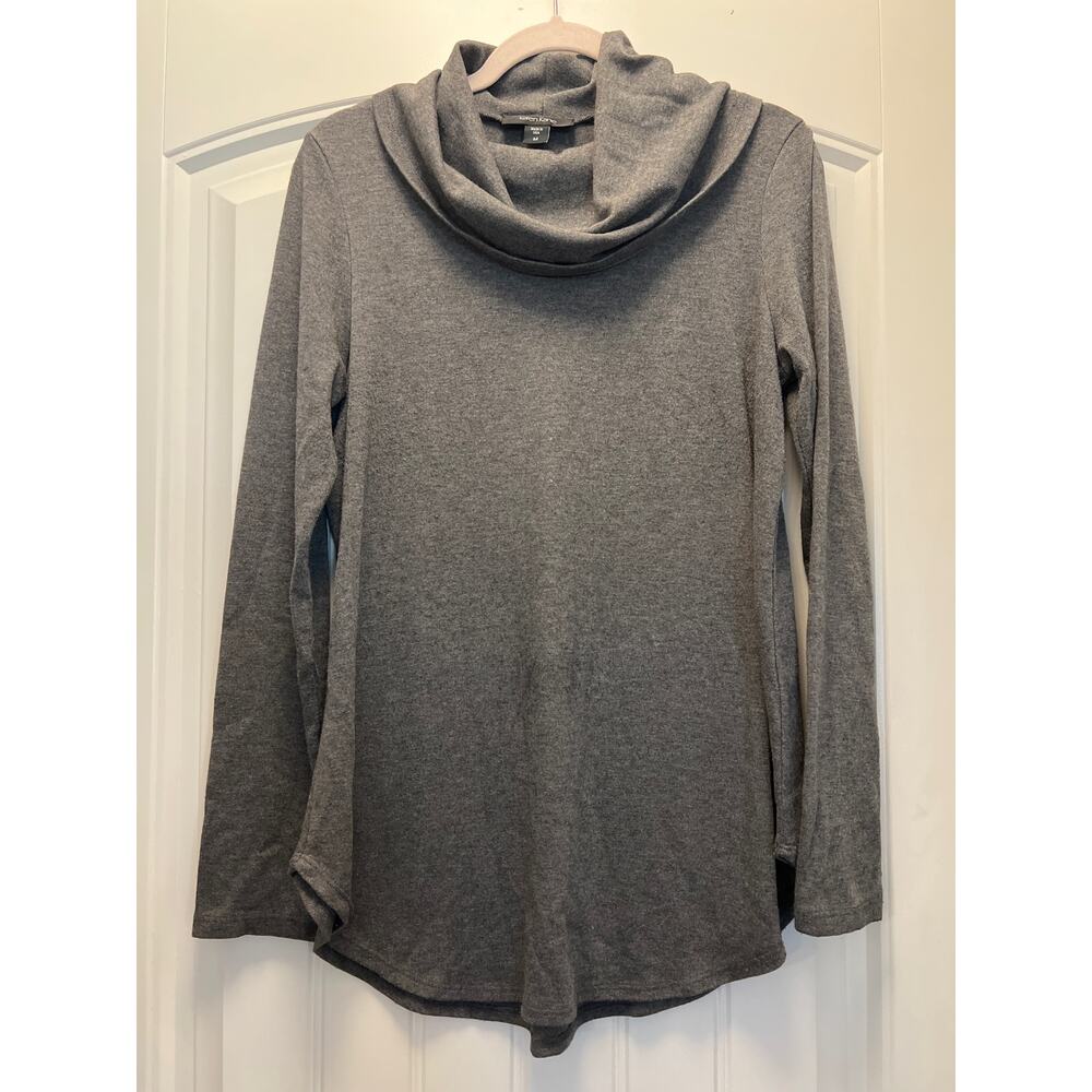 Karen Kane Women’s Long Sleeve Comfort Cowl Neck‎ Pullover Sweater Size M Gray